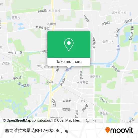 塞纳维拉水景花园-17号楼 map