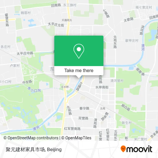 聚元建材家具市场 map