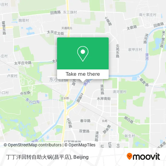 丁丁洋回转自助火锅(昌平店) map