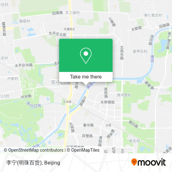 李宁(明珠百货) map