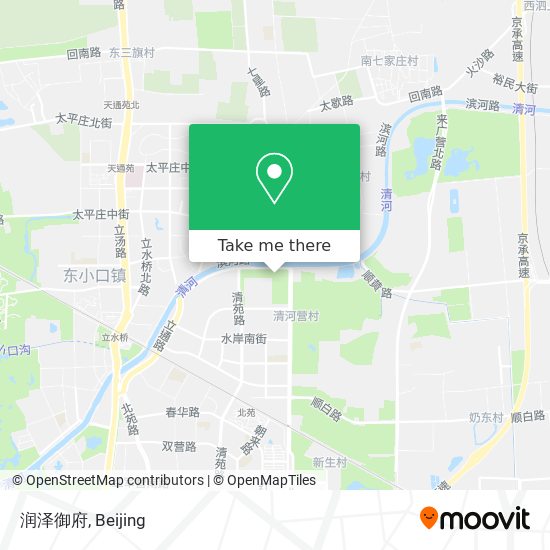 润泽御府 map