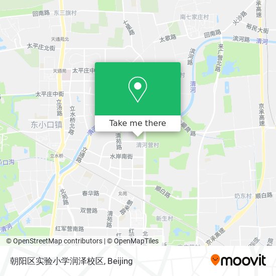 朝阳区实验小学润泽校区 map