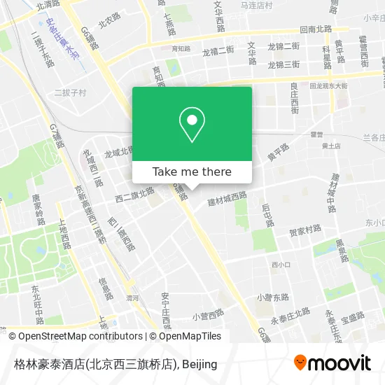 格林豪泰酒店(北京西三旗桥店) map