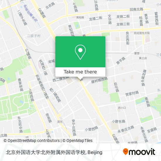 北京外国语大学北外附属外国语学校 map
