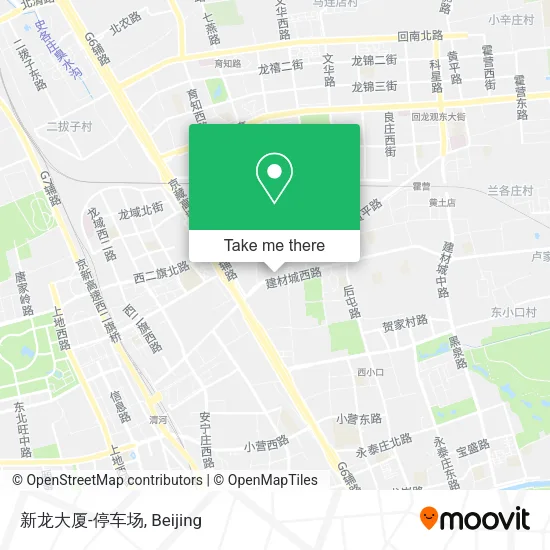 新龙大厦-停车场 map