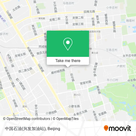 中国石油(兴发加油站) map