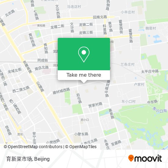 育新菜市场 map