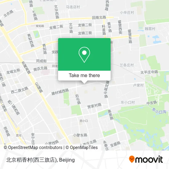 北京稻香村(西三旗店) map