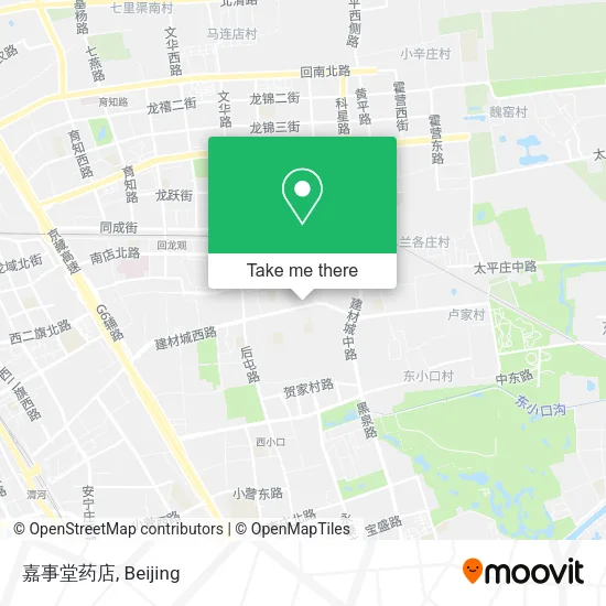 嘉事堂药店 map