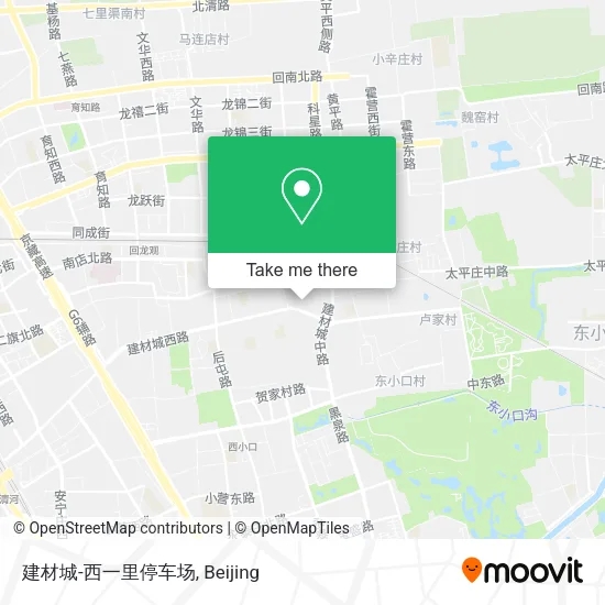 建材城-西一里停车场 map