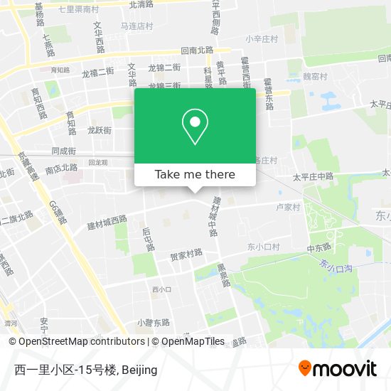 西一里小区-15号楼 map