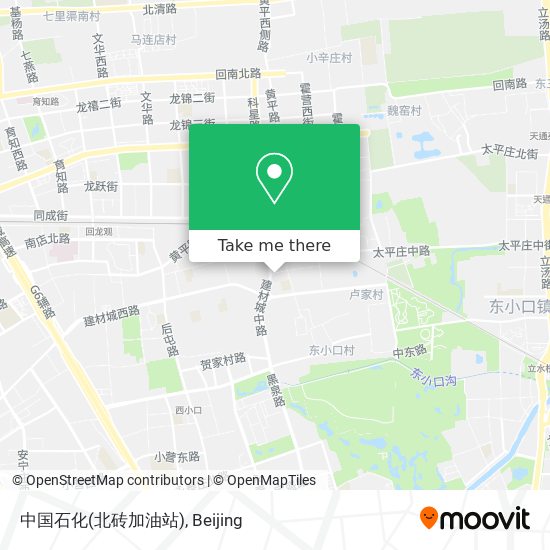 中国石化(北砖加油站) map