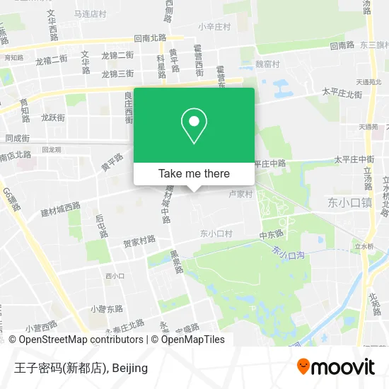 王子密码(新都店) map
