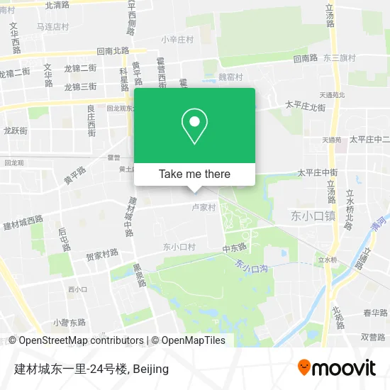 建材城东一里-24号楼 map