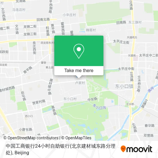 中国工商银行24小时自助银行(北京建材城东路分理处) map
