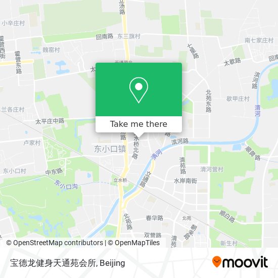 宝德龙健身天通苑会所 map