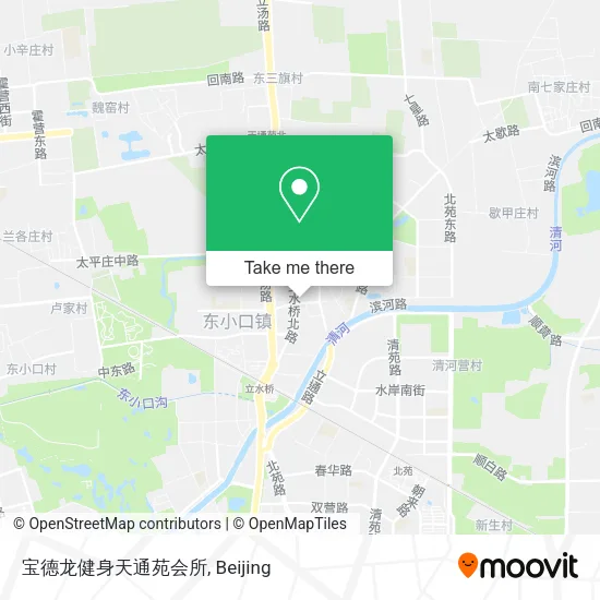 宝德龙健身天通苑会所 map