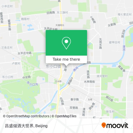 昌盛烟酒大世界 map
