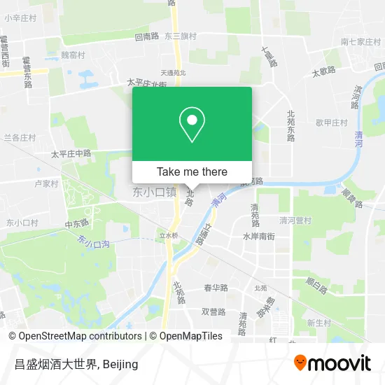 昌盛烟酒大世界 map