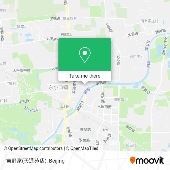 吉野家(天通苑店) map