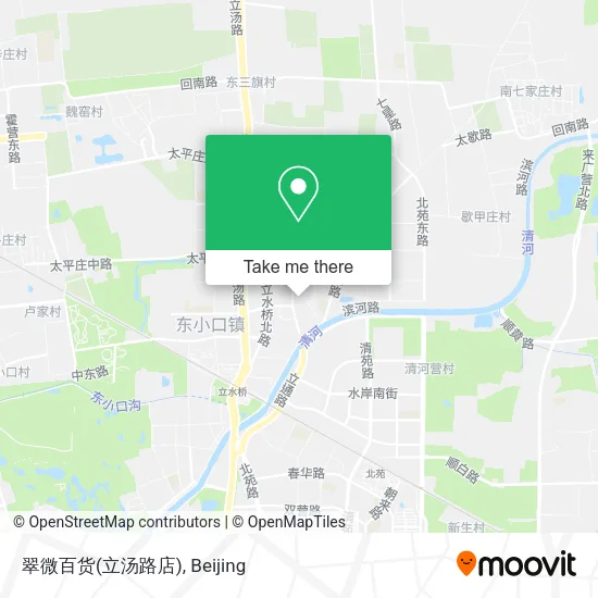翠微百货(立汤路店) map
