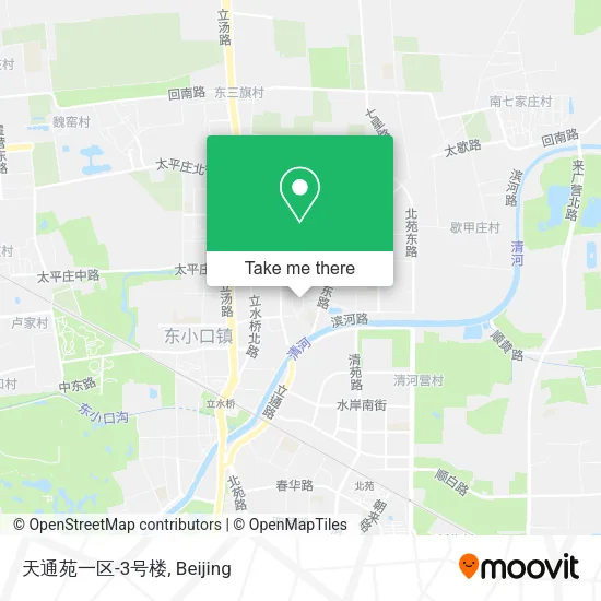 天通苑一区-3号楼 map