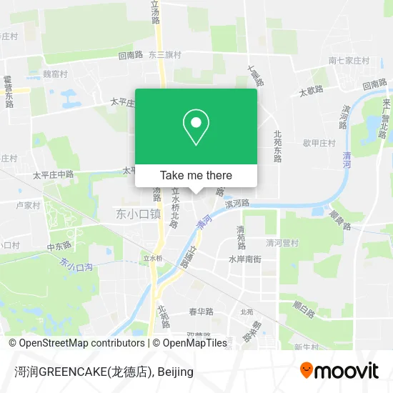 滒润GREENCAKE(龙德店) map