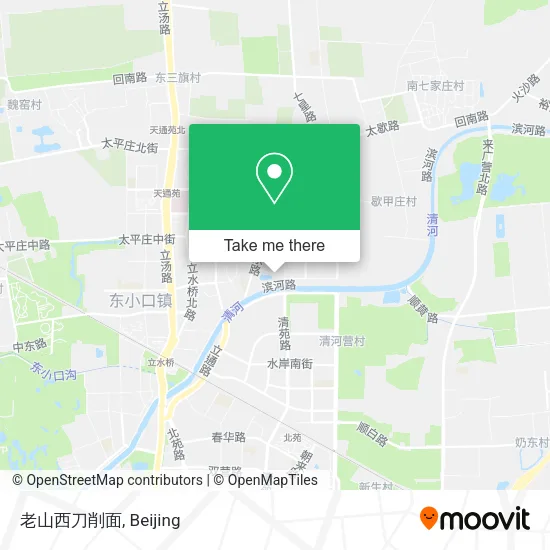 老山西刀削面 map