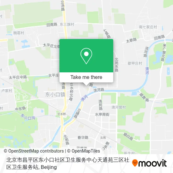 北京市昌平区东小口社区卫生服务中心天通苑三区社区卫生服务站 map