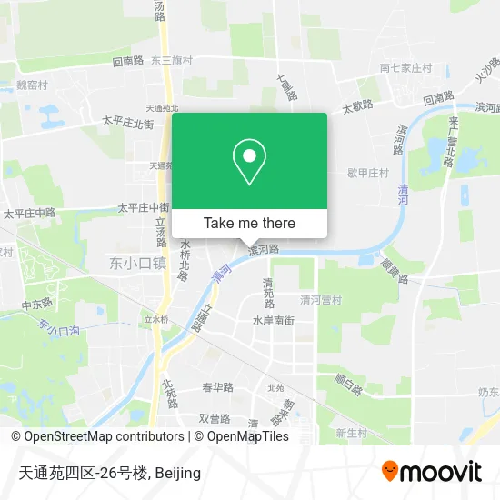 天通苑四区-26号楼 map