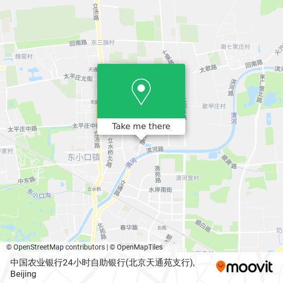 中国农业银行24小时自助银行(北京天通苑支行) map