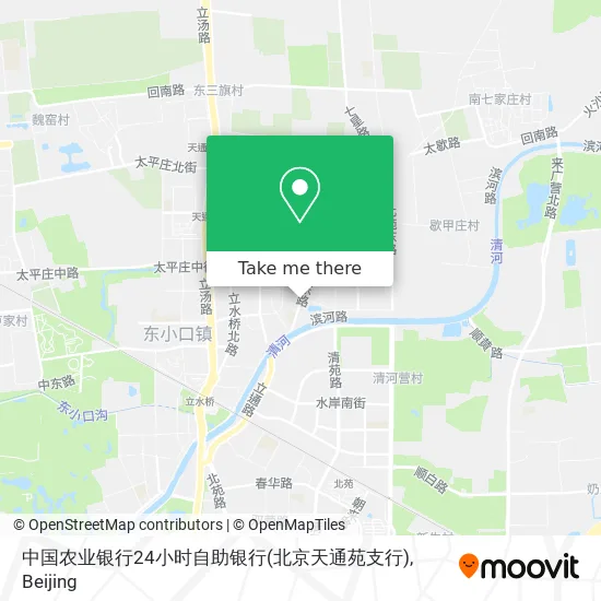 中国农业银行24小时自助银行(北京天通苑支行) map