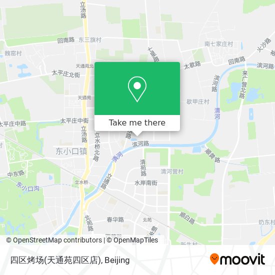 四区烤场(天通苑四区店) map