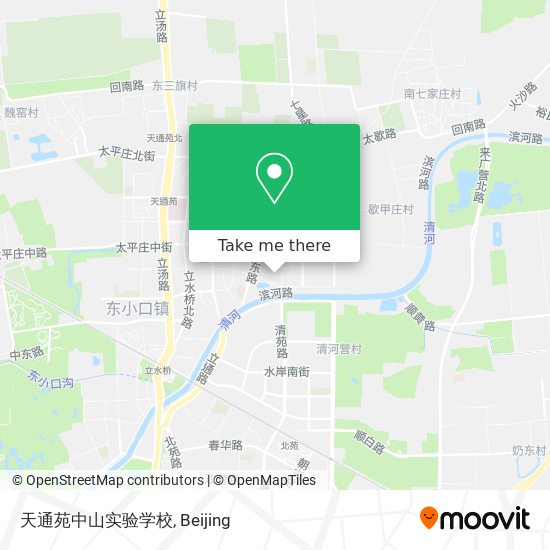 天通苑中山实验学校 map