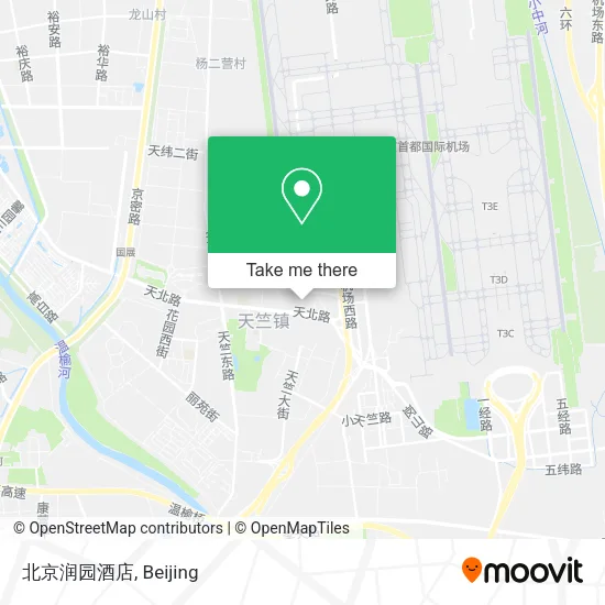 北京润园酒店 map