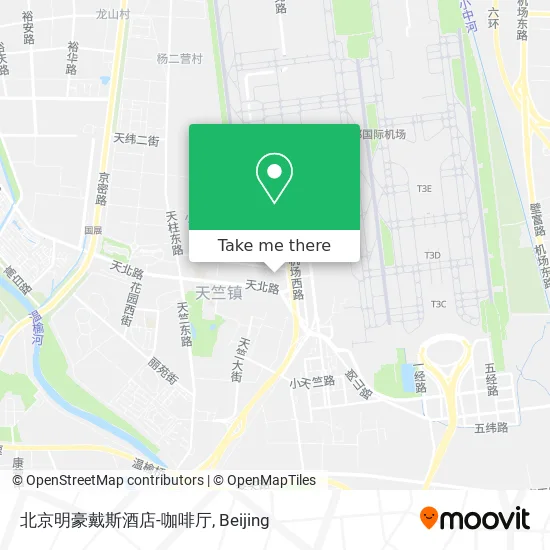 北京明豪戴斯酒店-咖啡厅 map