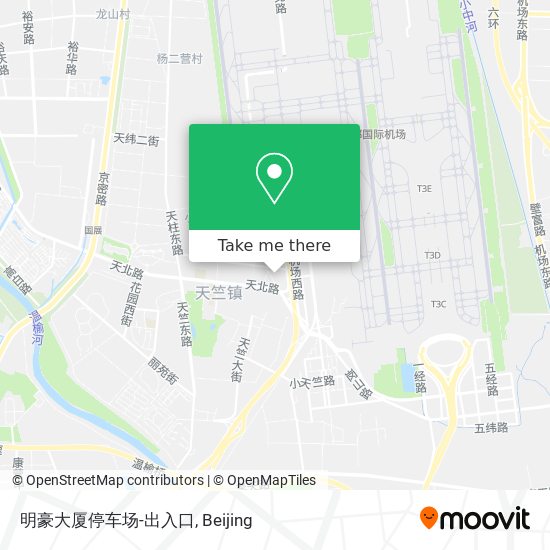 明豪大厦停车场-出入口 map
