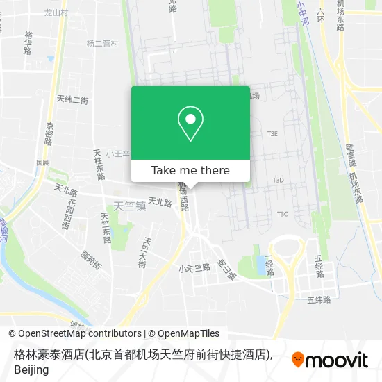 格林豪泰酒店(北京首都机场天竺府前街快捷酒店) map