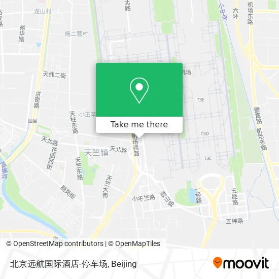北京远航国际酒店-停车场 map