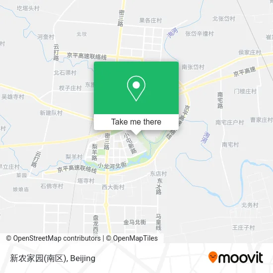 新农家园(南区) map