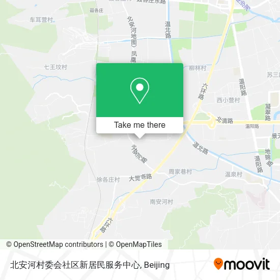 北安河村委会社区新居民服务中心 map