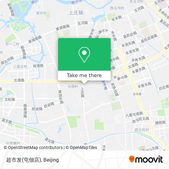 超市发(屯佃店) map