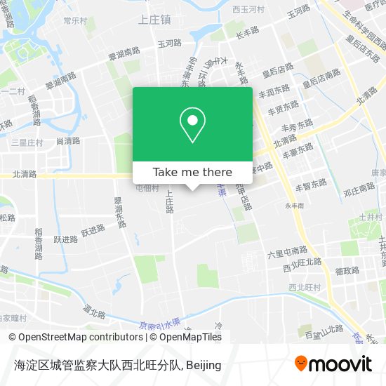 海淀区城管监察大队西北旺分队 map