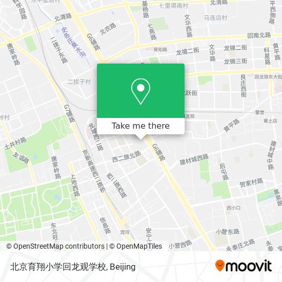 北京育翔小学回龙观学校 map