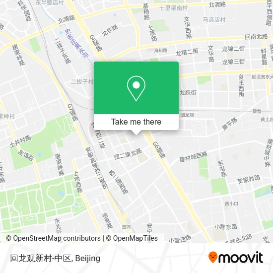 回龙观新村-中区 map