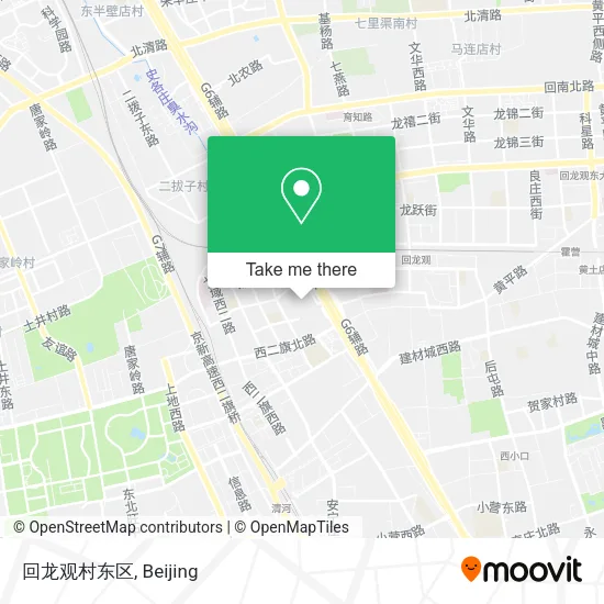 回龙观村东区 map