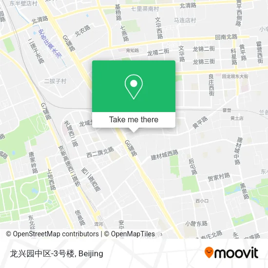 龙兴园中区-3号楼 map