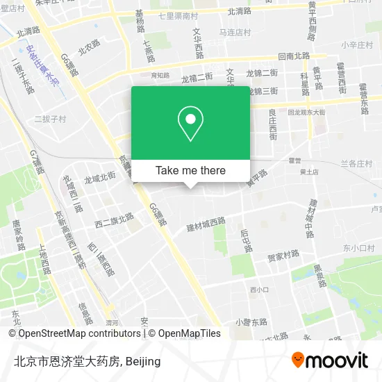 北京市恩济堂大药房 map