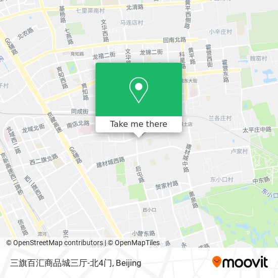 三旗百汇商品城三厅-北4门 map