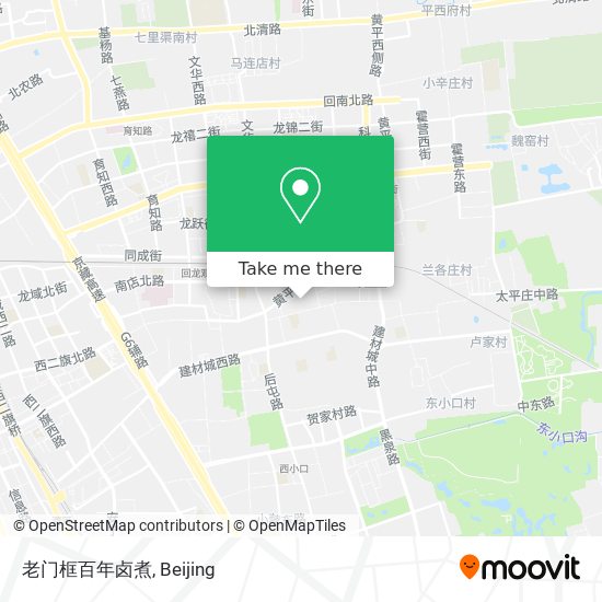 老门框百年卤煮 map